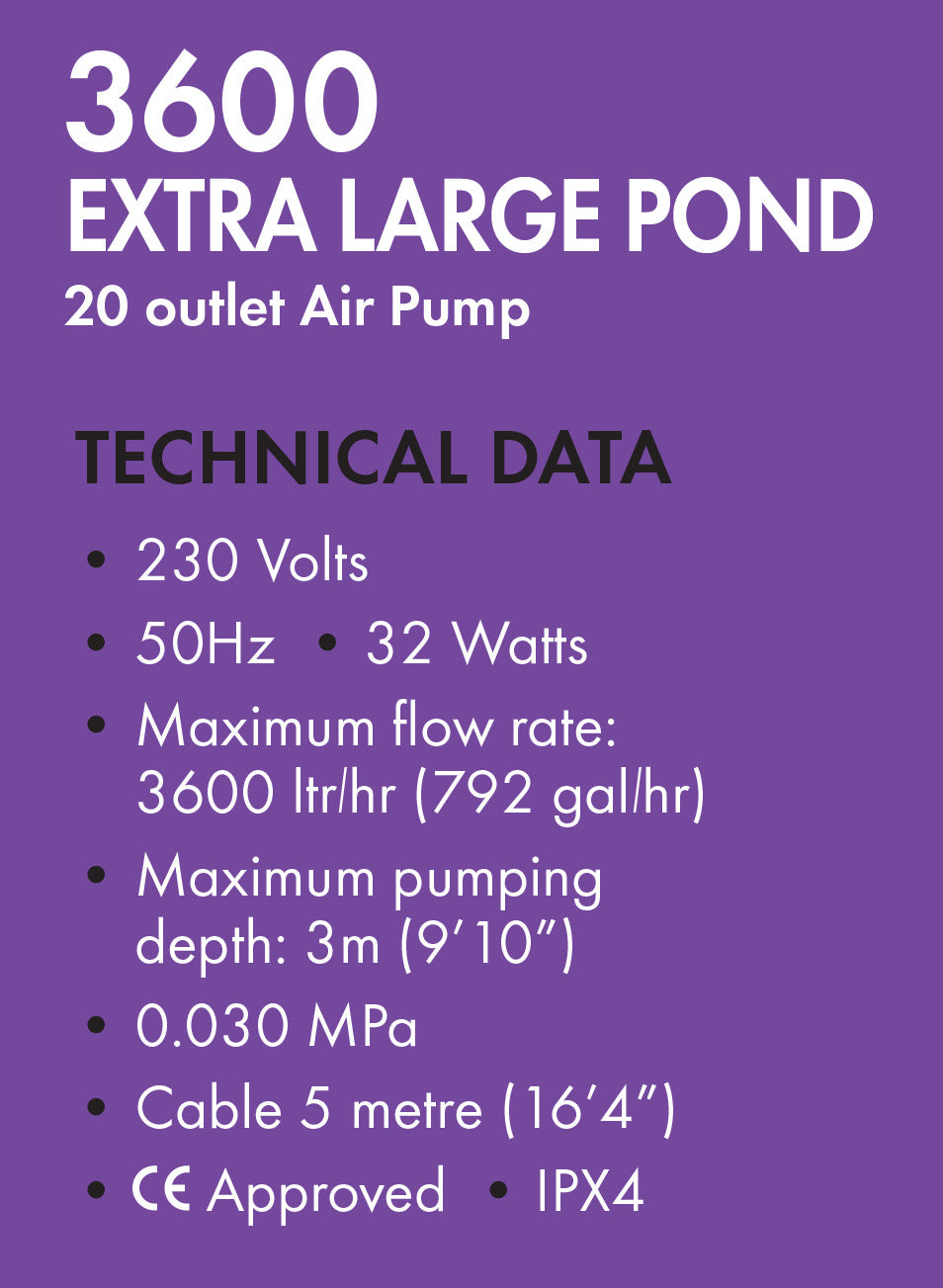 Blagdon pond oxygenator 3600 XL ponds