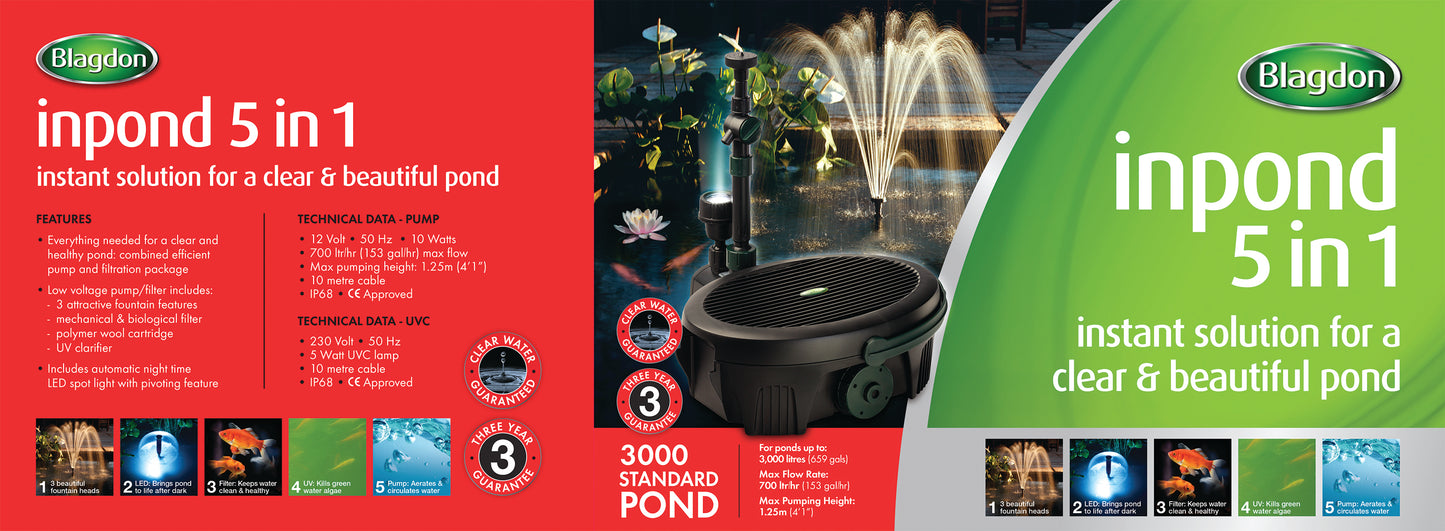 Blagdon inpond 5 in 1 3000