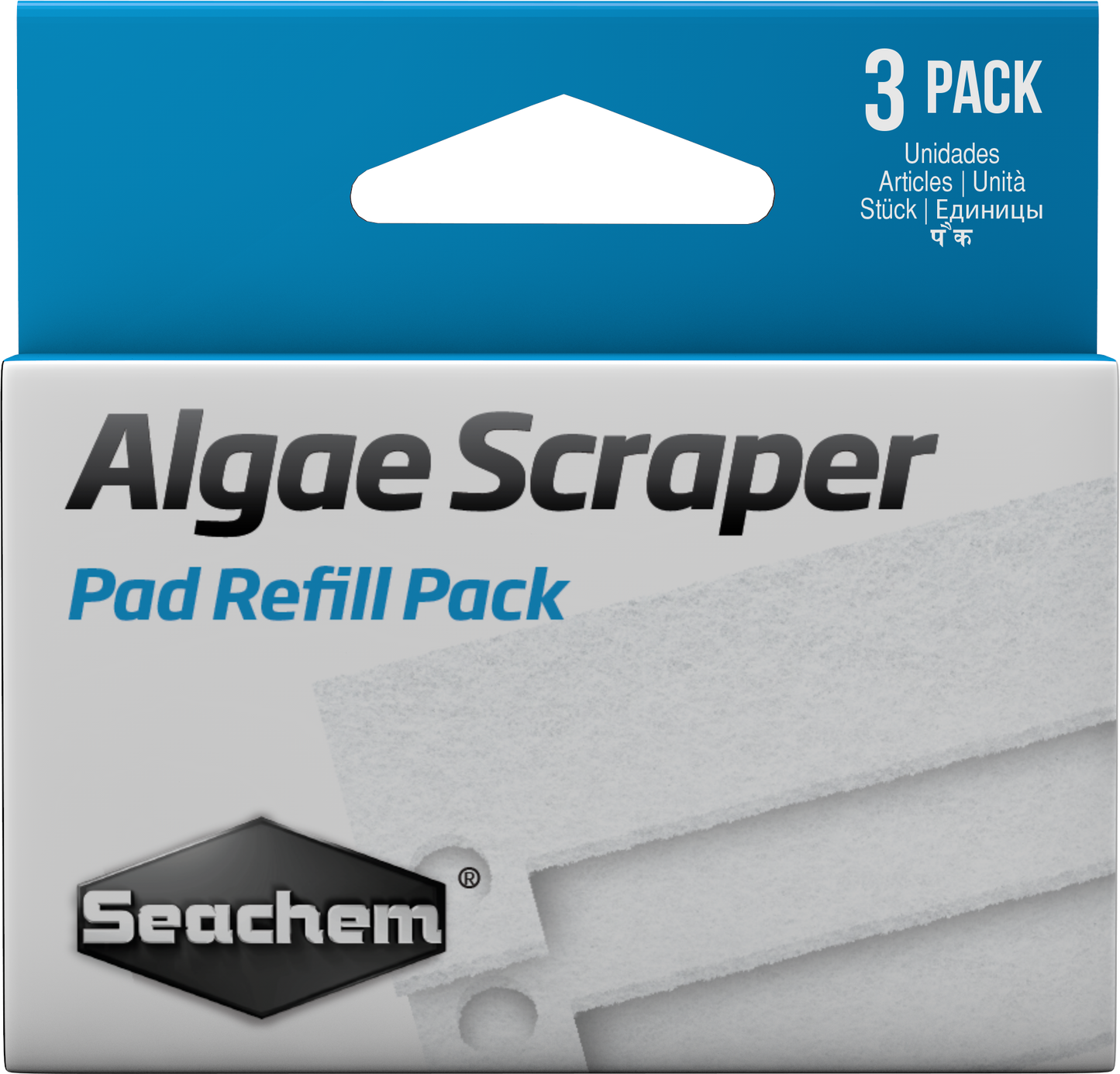 Seachem Algae scraper pad refill pack x3