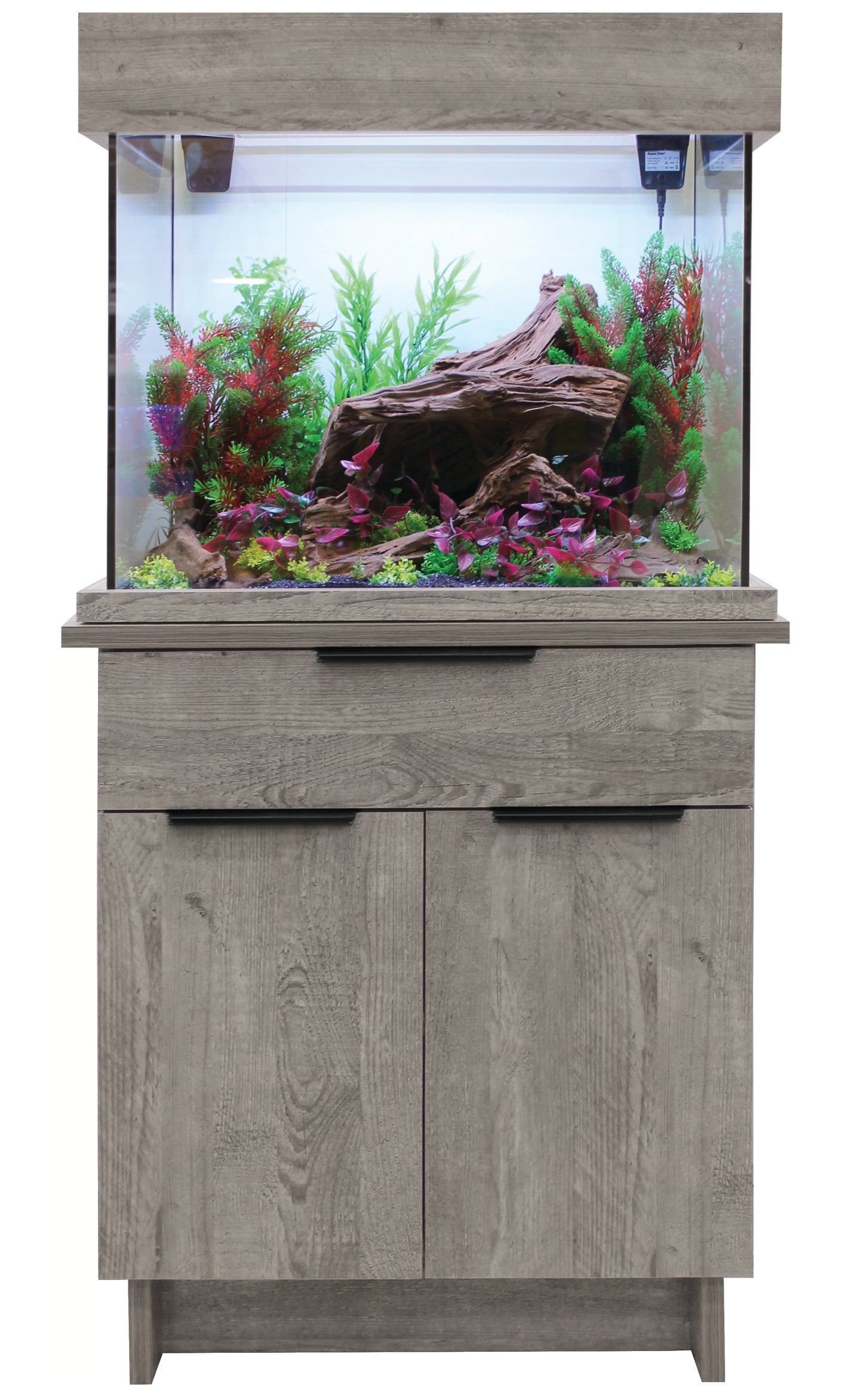 Aqua one 110 oak style aquarium set