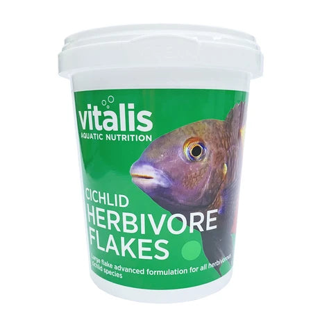 Vitalis cichlid herbivore flake 90g