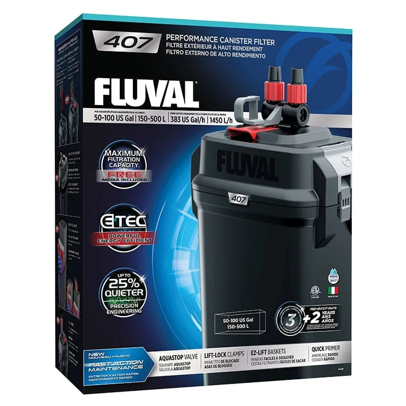 Fluval 407 external Canister Filter, 150-500 L