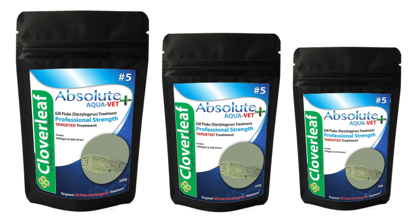 Absolute Aqua-Vet+ treatment for Gill Fluke 200g