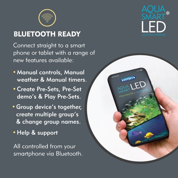 Interpet Aqua smart LED 27.5w 80-101cm