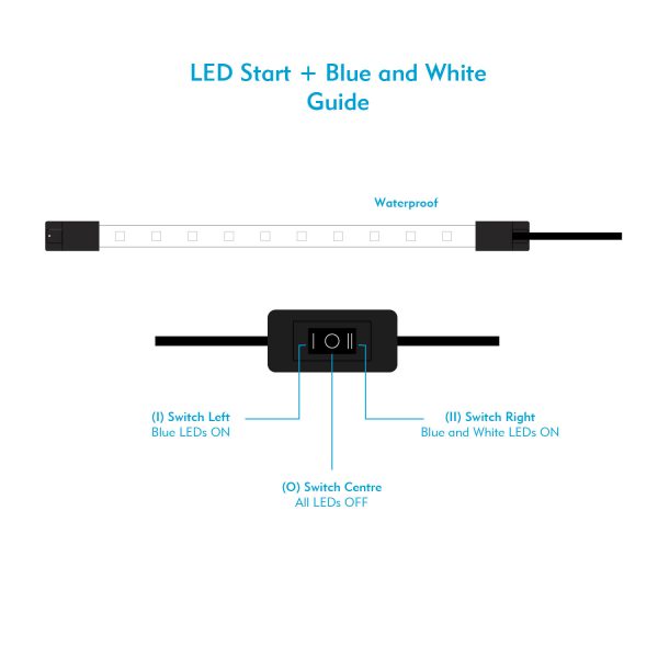 Interpet led start plus blue and white 60cm