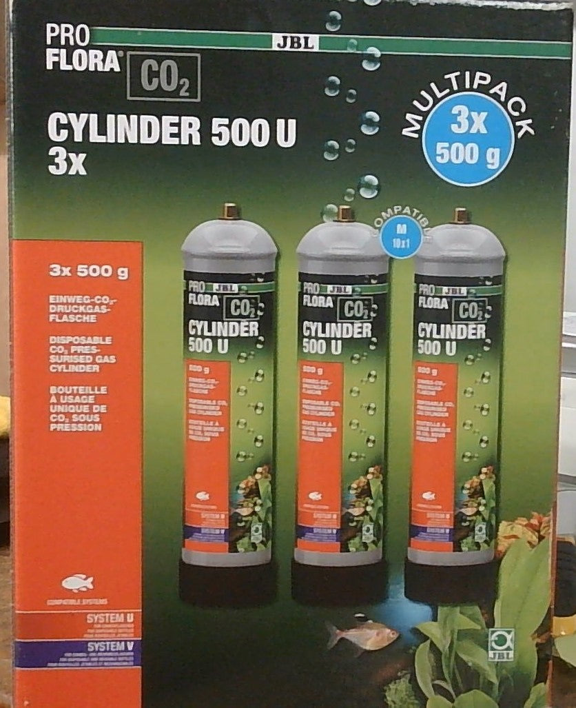 JBL Pro Flora C02 Cylinder 500 3x