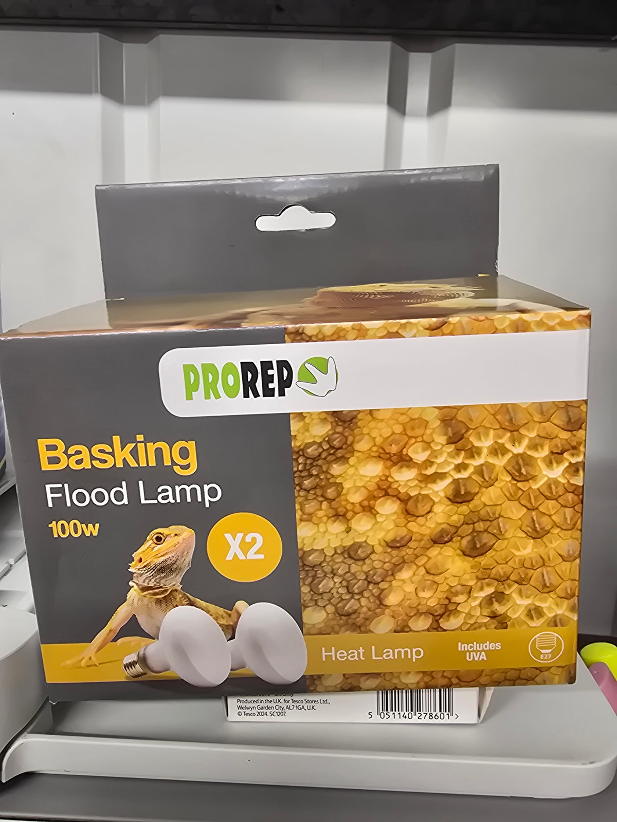 PR 2-pack basking flood lamp 100w