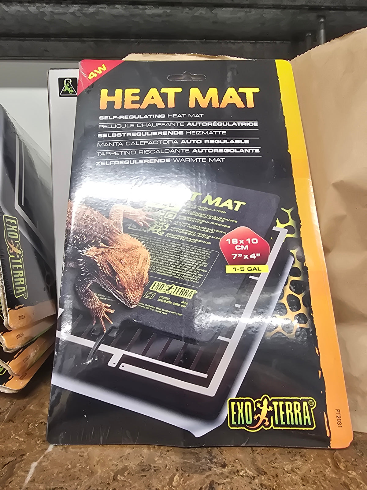 Et ptc self regulating heat mat 4w