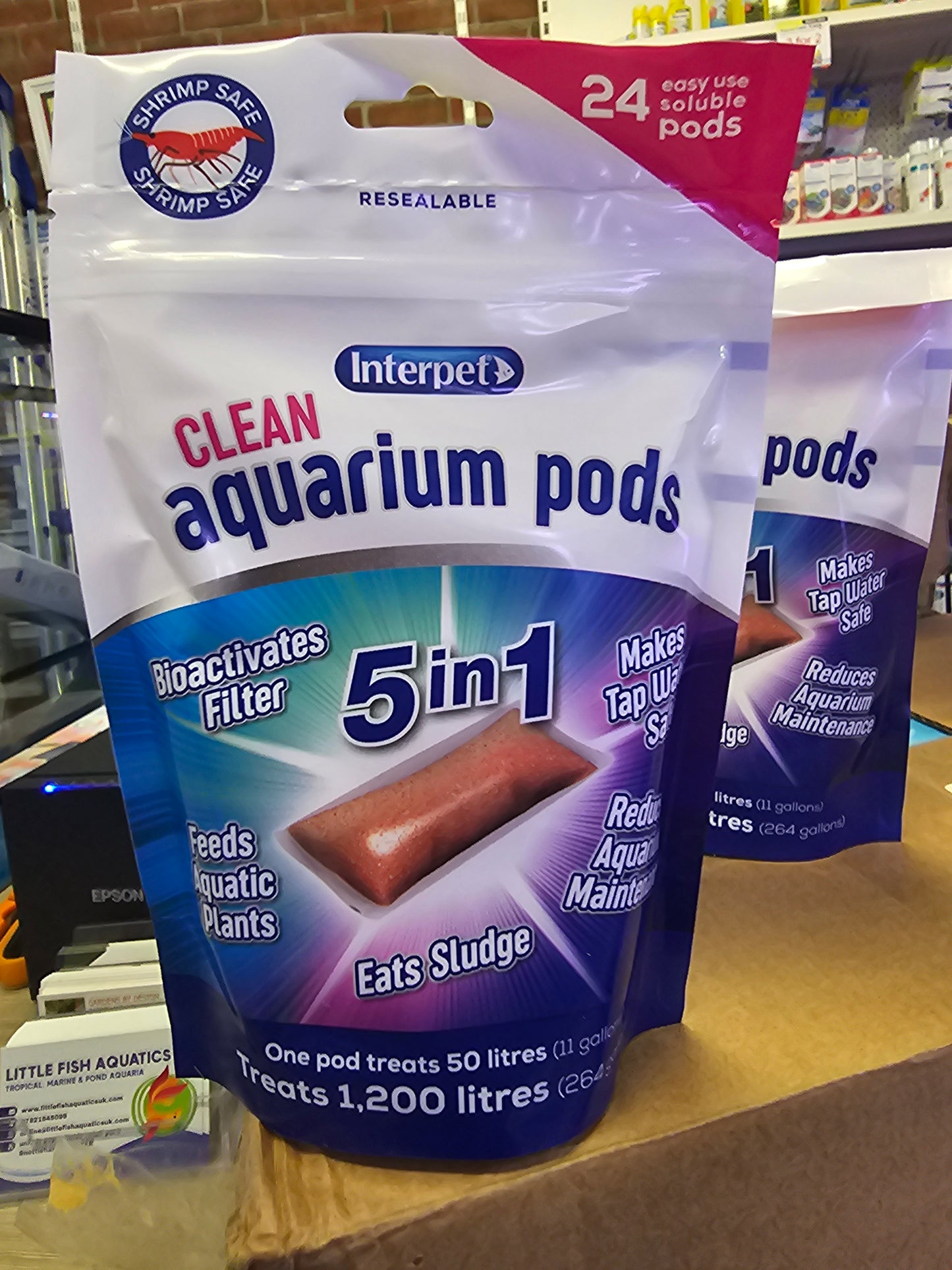 Interpet 5 in 1 aquarium pods 24