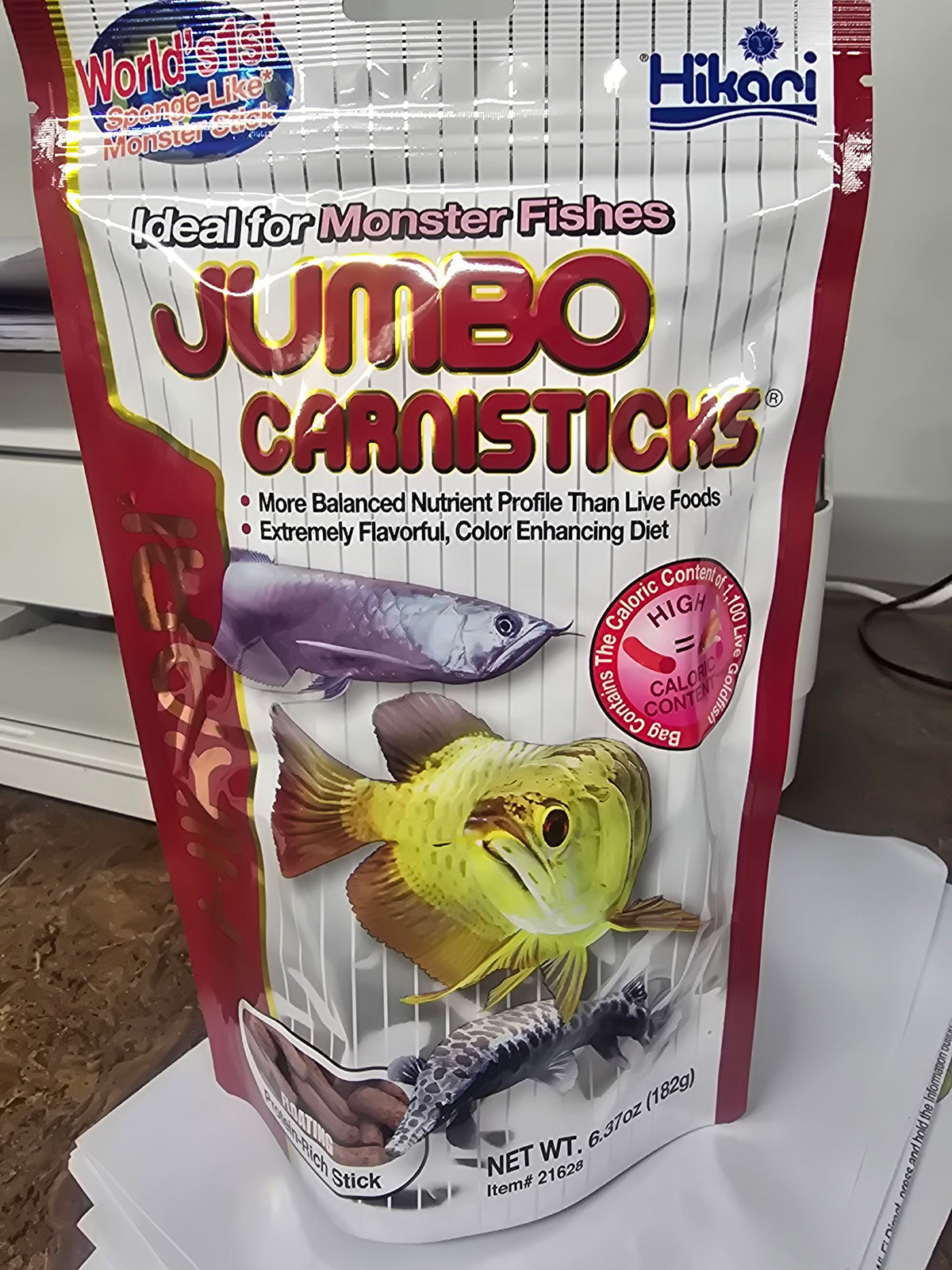 Hikari Jumbo Carnisticks floating 182g