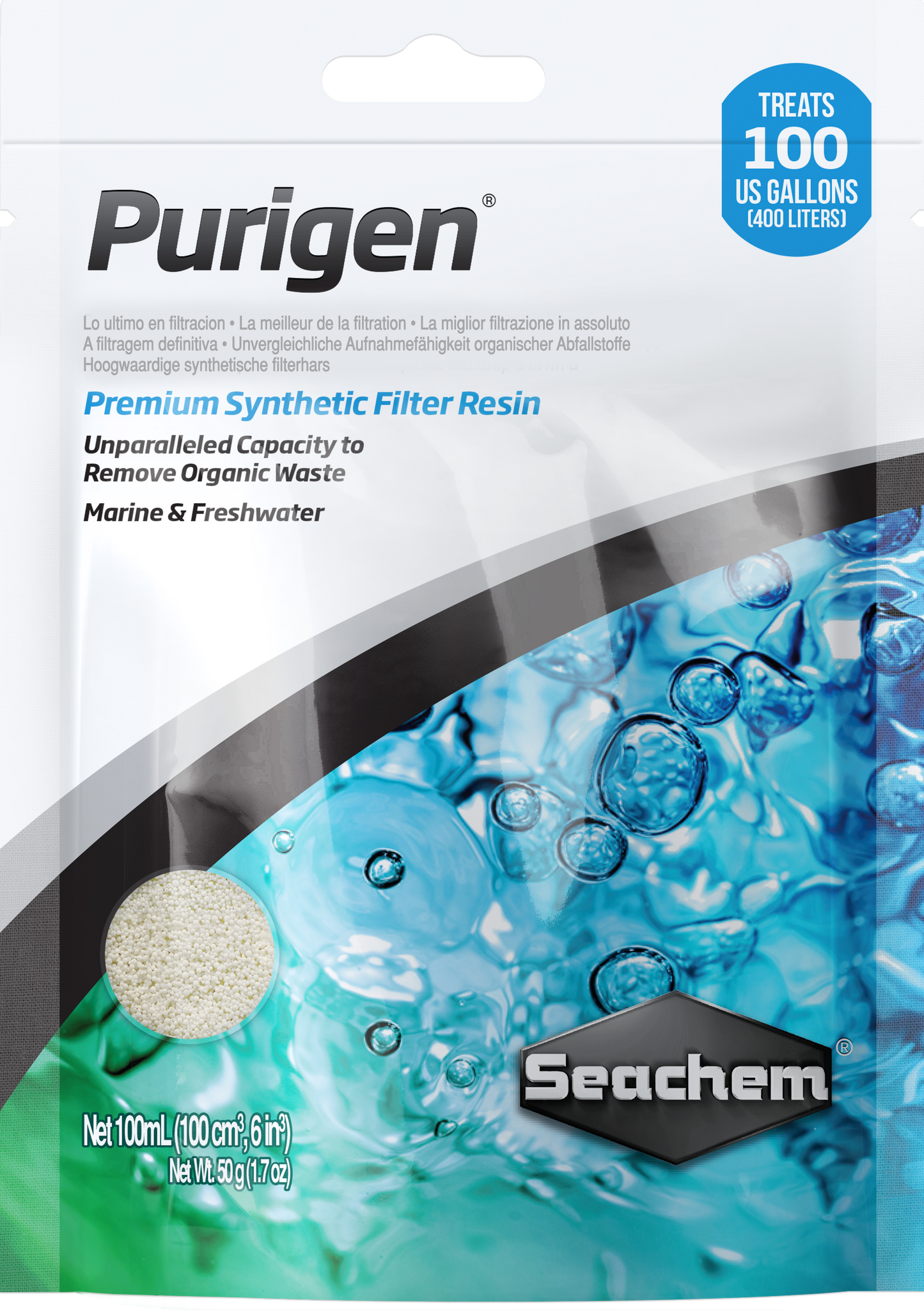 Seachem purigen 100ml bagged