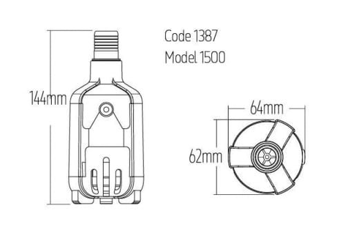 TMC Reef Pump Compact 1500 DC