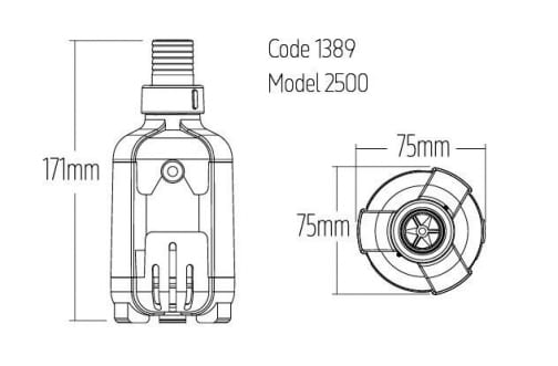 TMC Reef Pump Compact 2500 DC