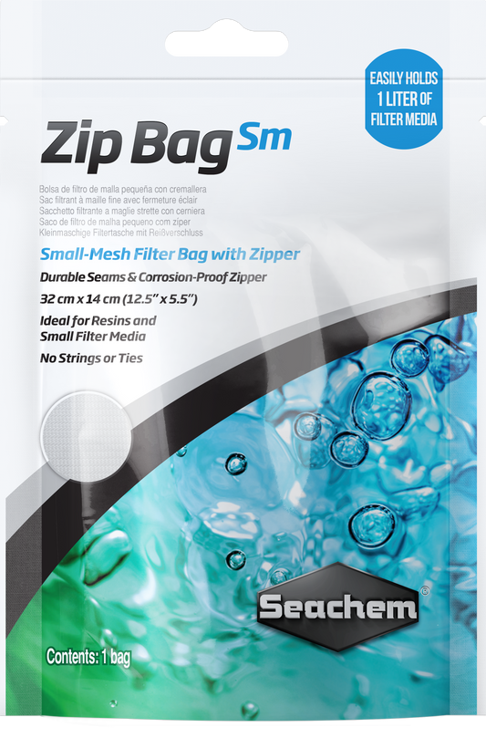 Seachem zip bag small