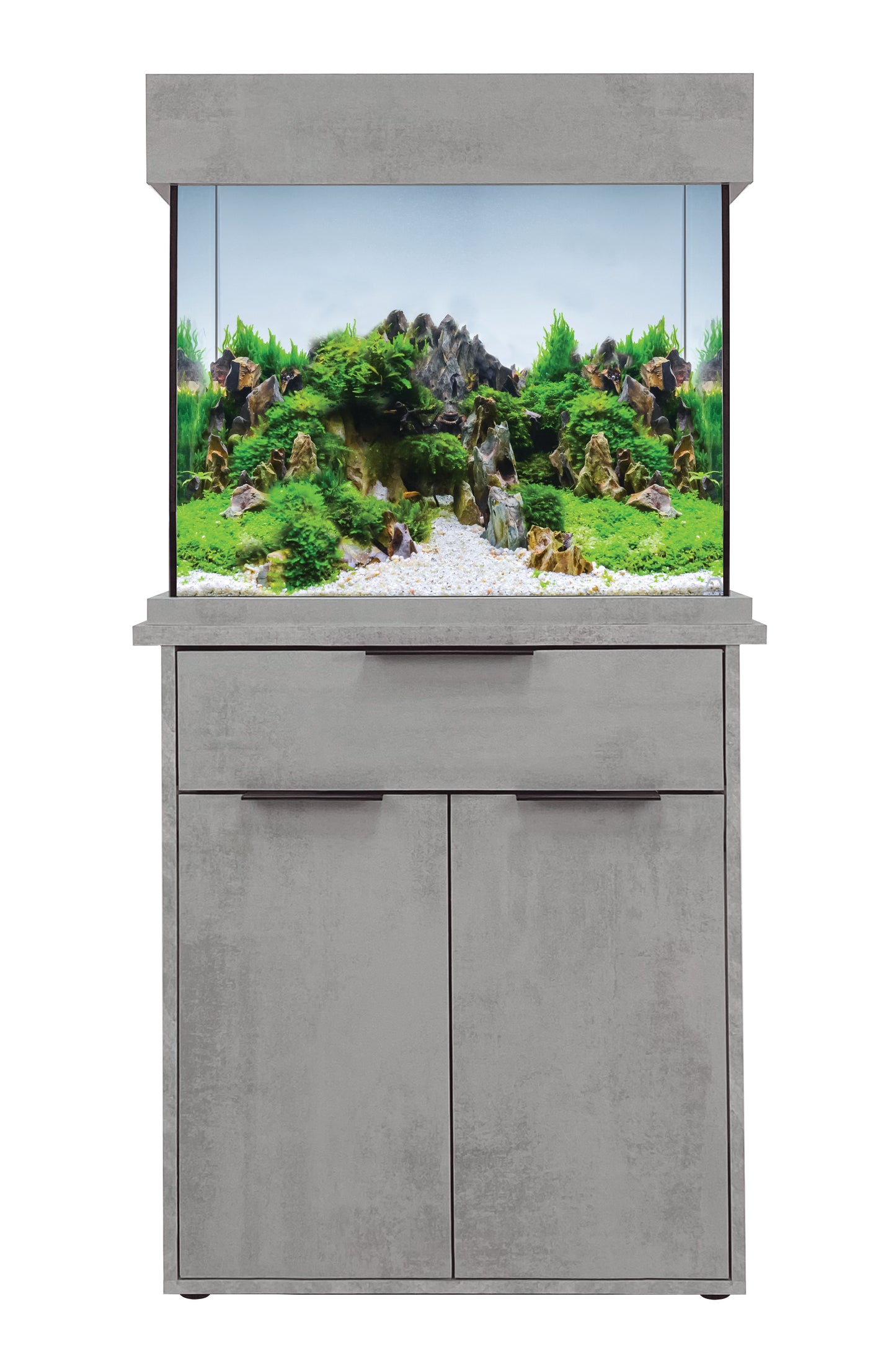 Aqua one 110 oak style aquarium set