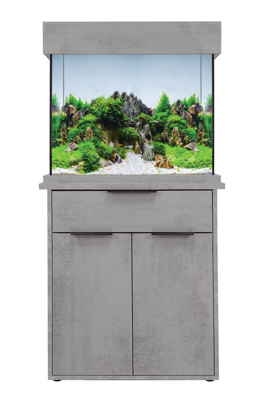 Aqua one 110 oak style aquarium set