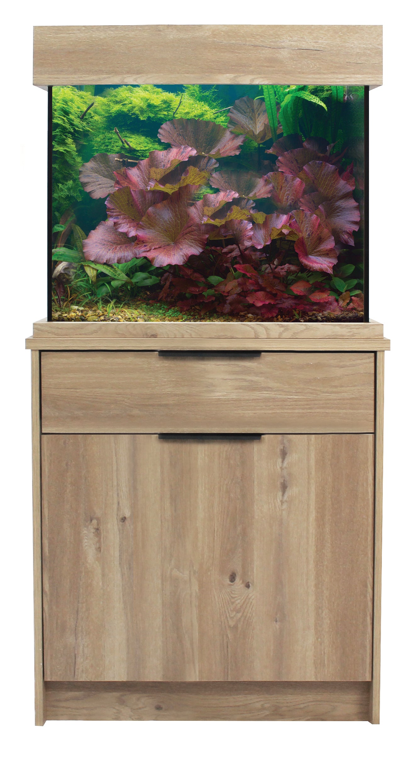 Aqua one 110 oak style aquarium set