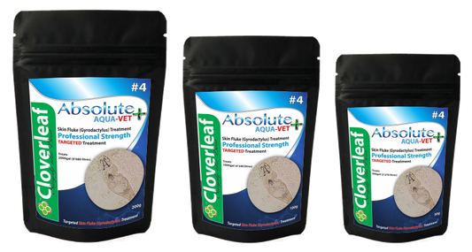 Absolute Aqua-Vet+ treatment for Skin Fluke 100g triple pack