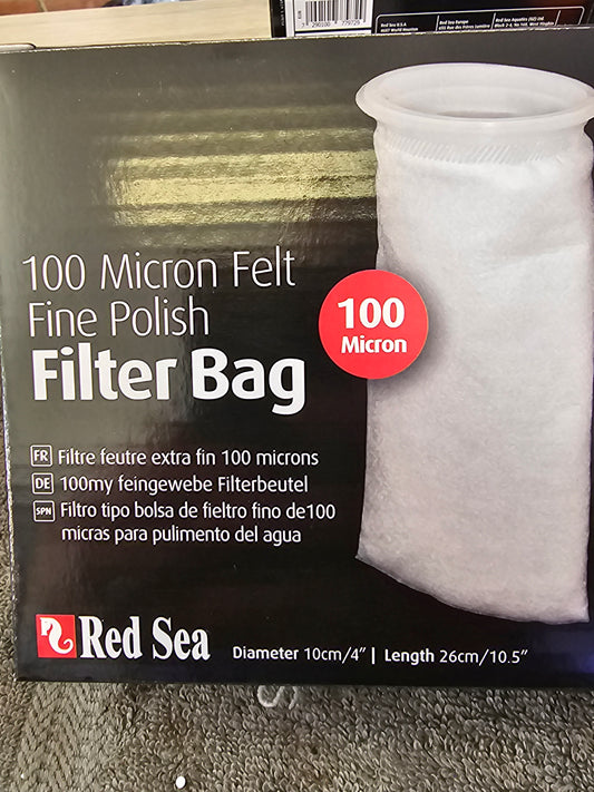 Red sea 100 micron felt filter sock