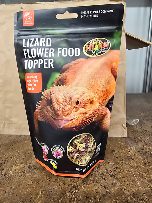 Zoo med lizard flower topper 40g