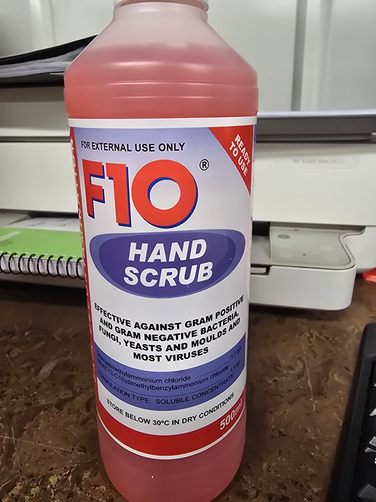 F10 Hand scrub 500ml