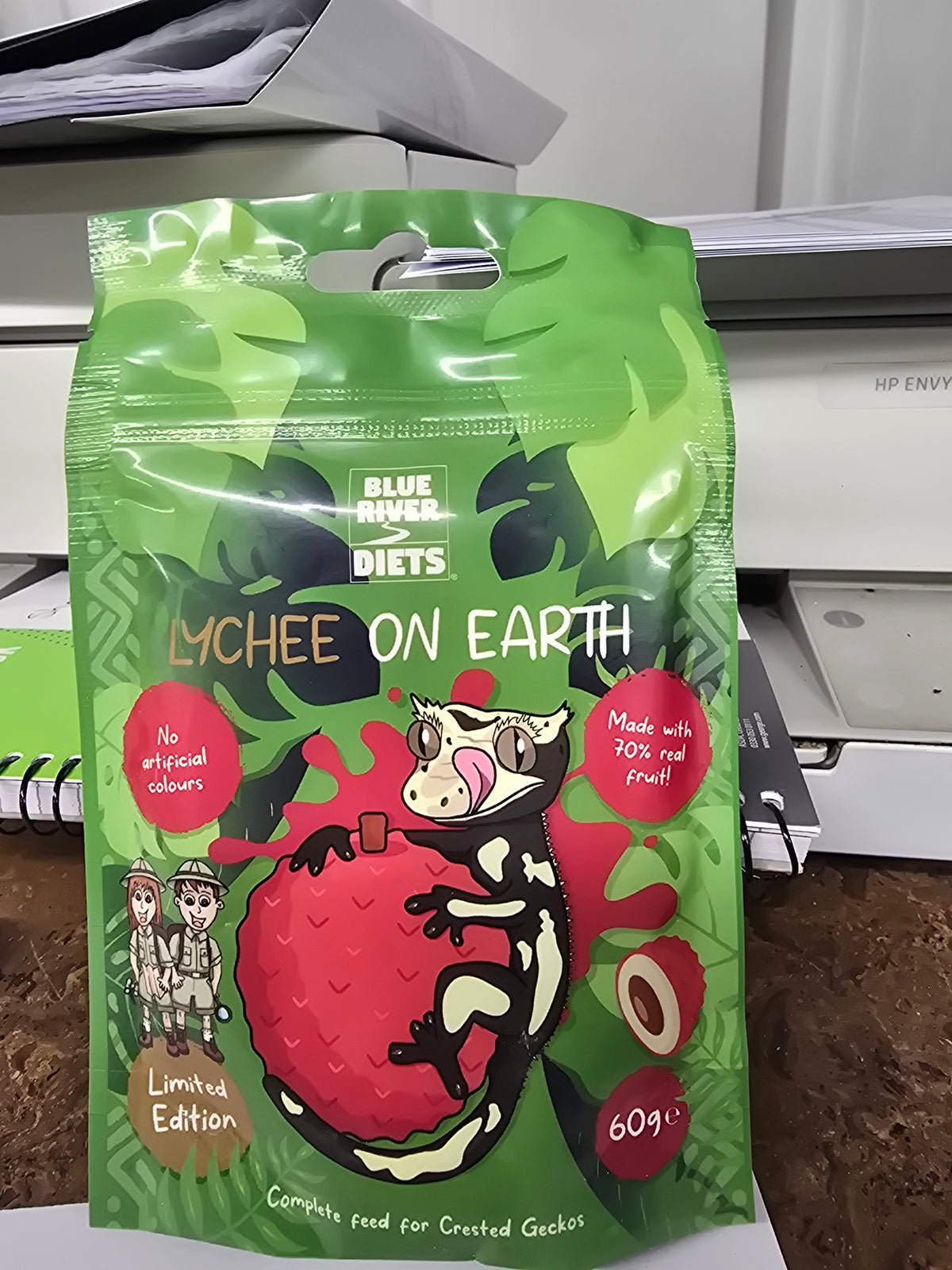 Blue river Lychee on earth Gecko food 60g